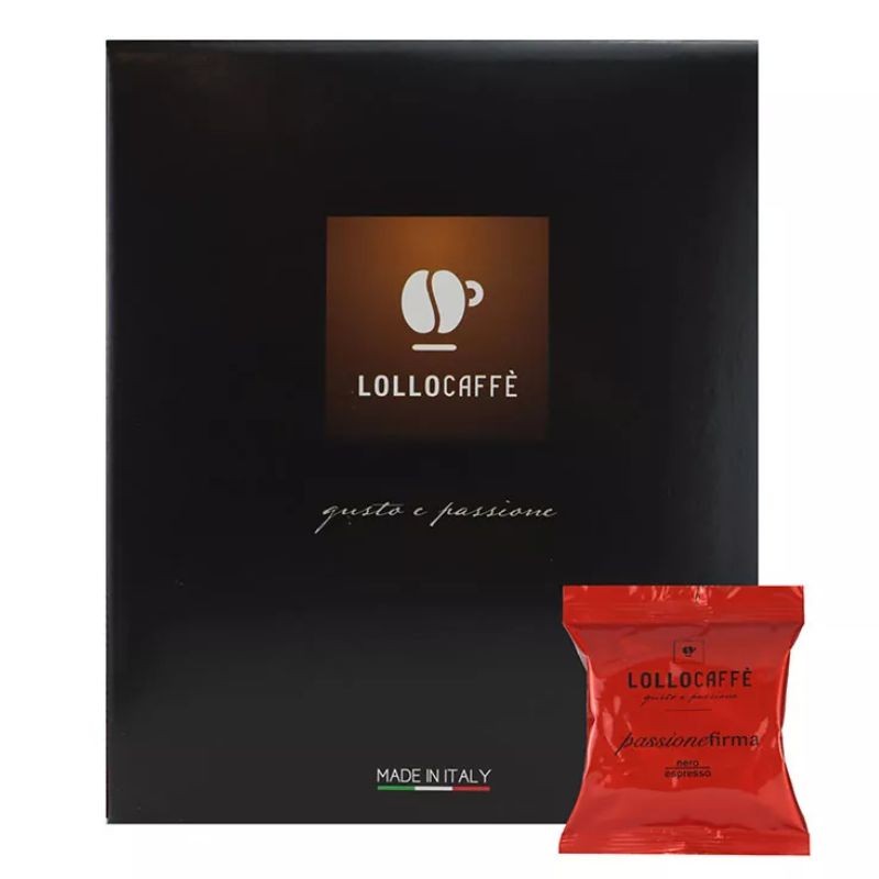 80 Capsule Miscela Nero Lollo Caffè compatibili Lavazza Firma