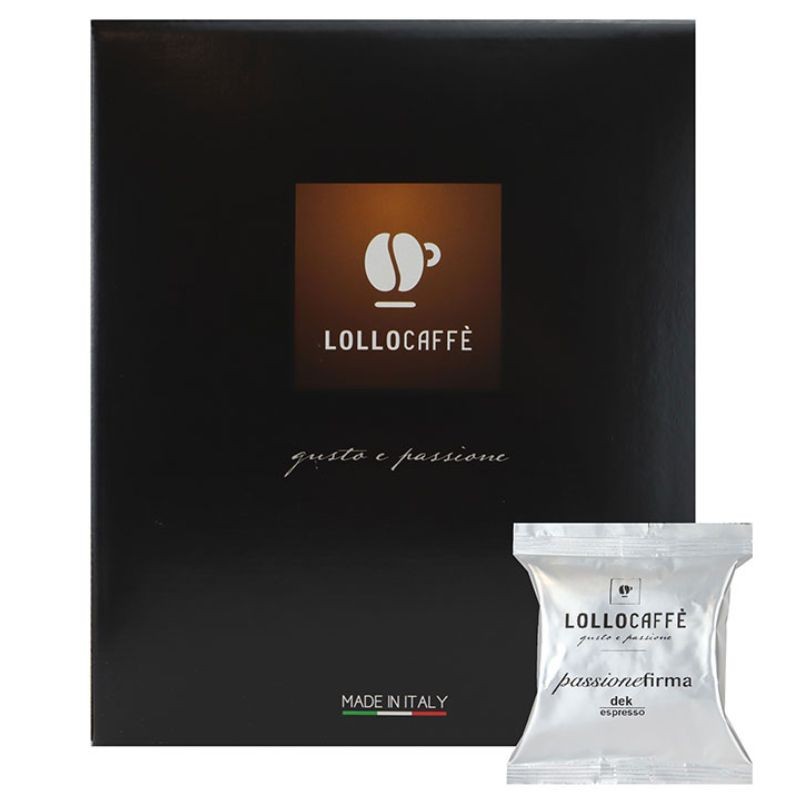 80 Capsule Dek Lollo Caffè compatibili Lavazza Firma