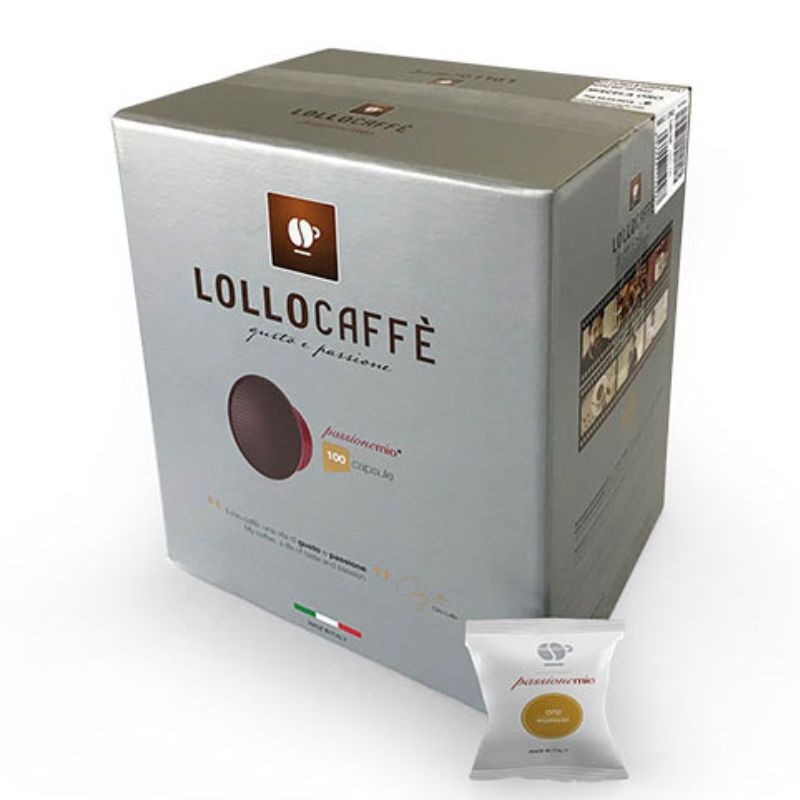 100 Capsule Miscela Oro Lollo Caffè compatibili a Modo Mio