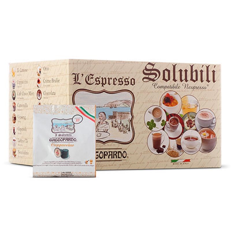 80 Capsule Cappuccino Caffè Toda Gattopardo compatibili Nespresso