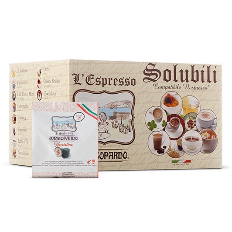 80 Capsule Nocciolino Caffè Toda Gattopardo compatibili Nespresso