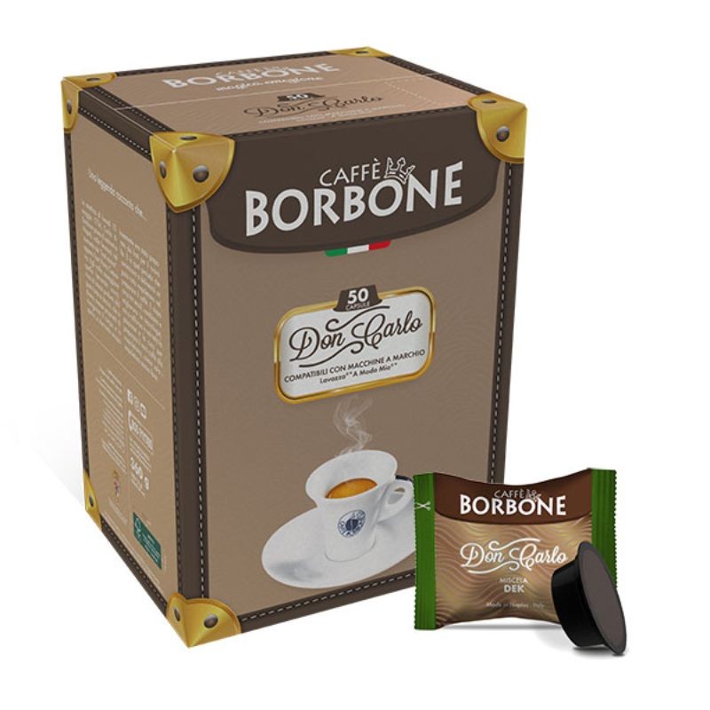 50 Capsule Miscela Deca Borbone Caffè compatibili A Modo Mio