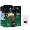 100 Capsule Miscela Nera Lollo Caffè compatibili Nespresso