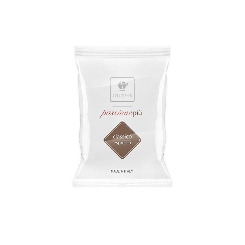 100 Capsule Miscela Classico Lollo Caffè compatibili Kimbo Illy Uno System