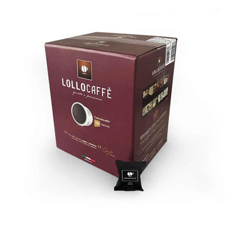 100 Kapsułek Kawy Lollo Nero Kompatybilnych z Espresso Point.