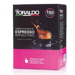 150 Cialde Miscela Classica Toraldo Caffè ESE 44mm