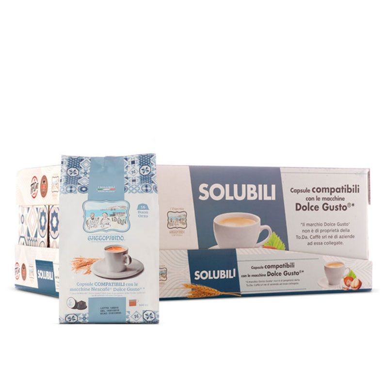 16 Capsule Orzo Toda Caffè Compatibili Dolce Gusto