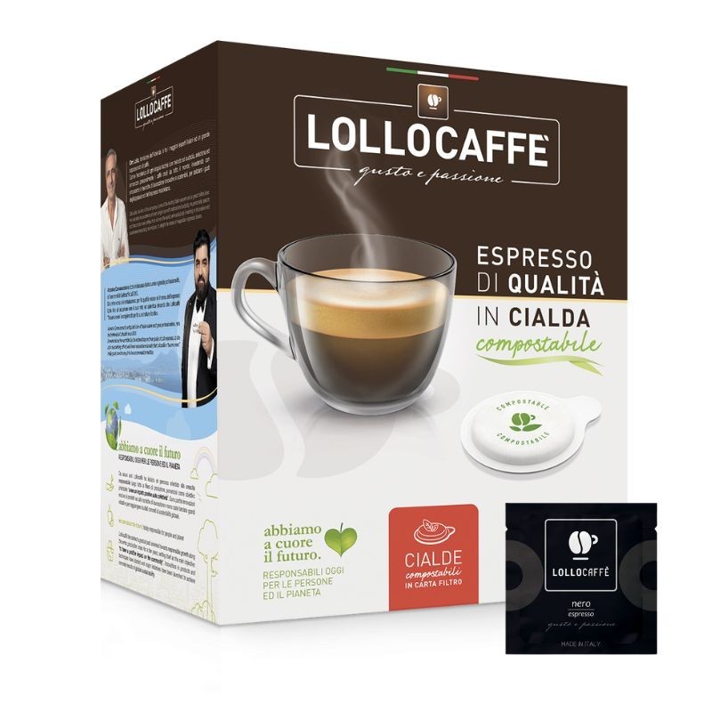 150 Cialde Miscela Nera Lollo Caffè