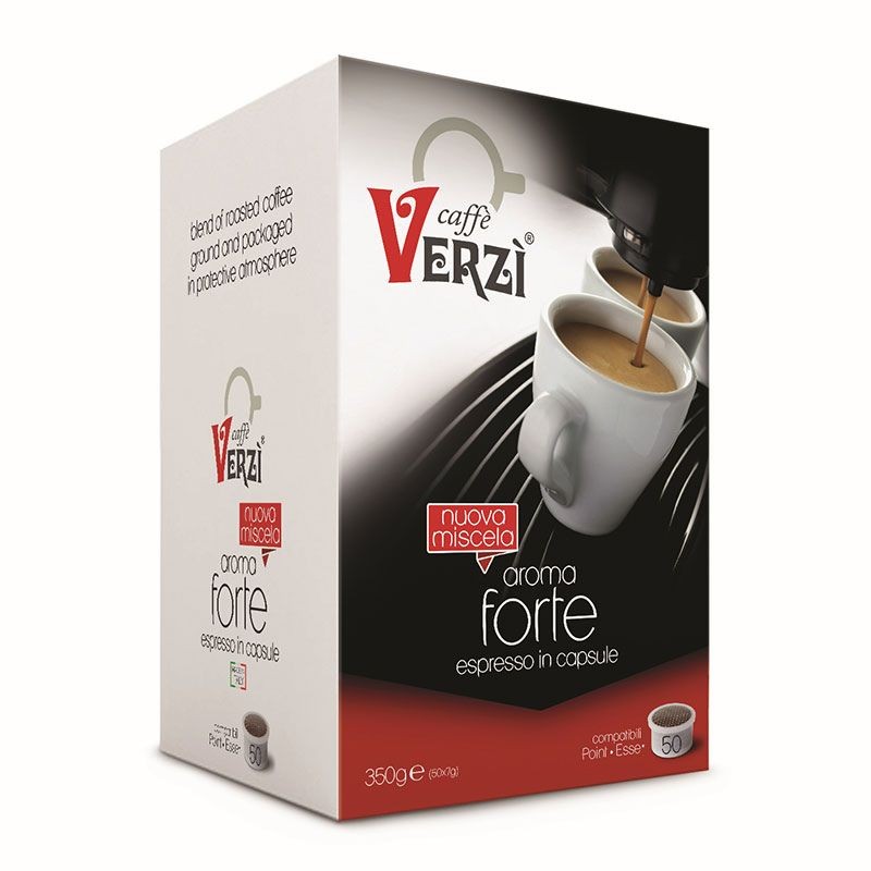 50 Capsule Miscela Forte Verzì Caffè compatibili Espresso Pont
