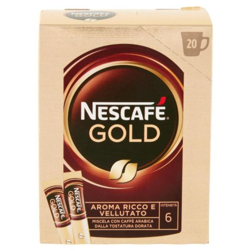 NESCAFÉ Gold Instant Coffee 20 saszetek po 1,7 g czystej przyjemności