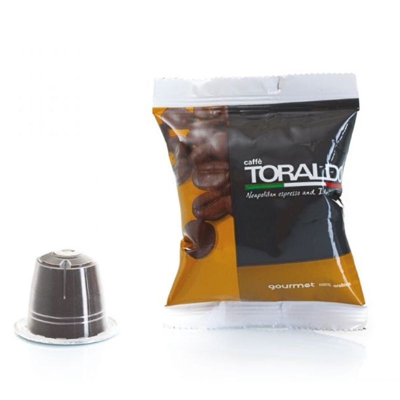 100 Capsule Miscela Gourmet Toraldo Caffè compatibili Nespresso