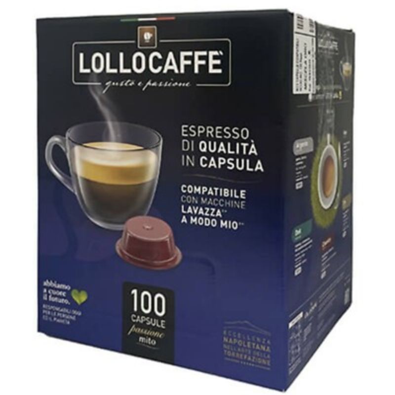 100 Kapsułek Kawy Lollo Classico Kompatybilnych z A Modo Mio.