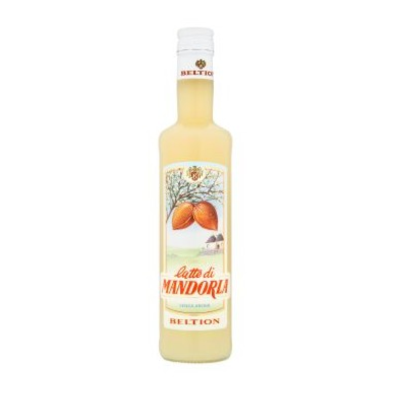 Mleko Migdałowe Beltion Bezsmakowe, Butelka 50 cl, Koncentrowany Syrop Migdałowy