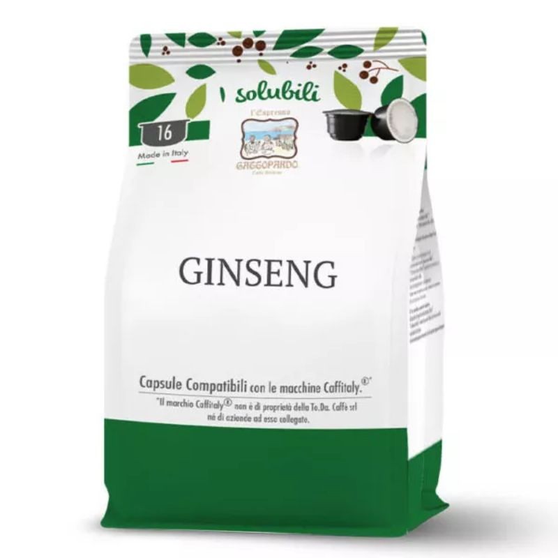 16 Kapsułek Kawy Toda Ginseng Kompatybilnych z Caffitaly.