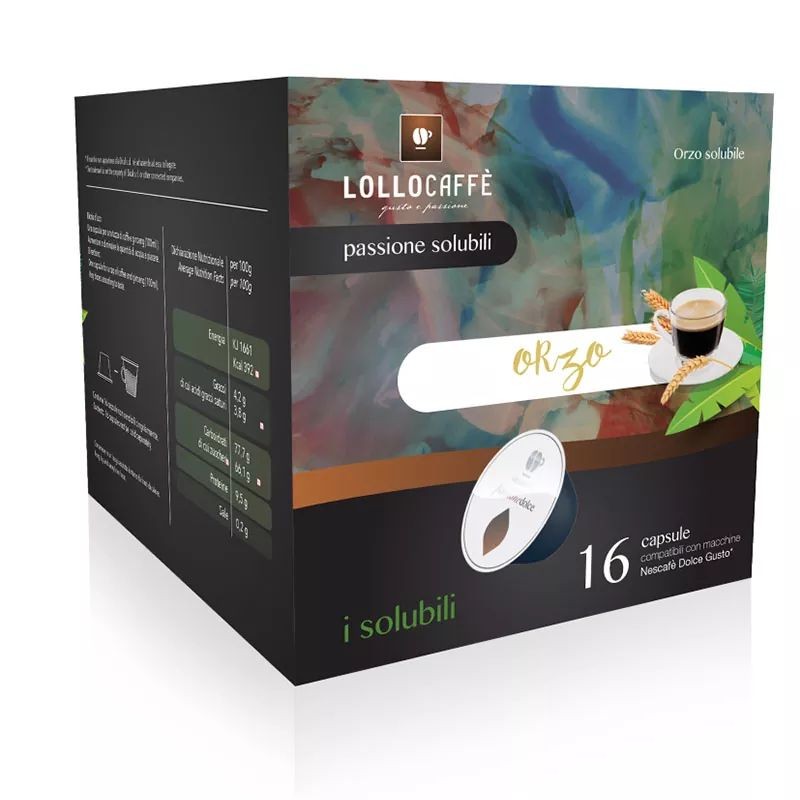 64 Kapsułek Kawy Lollo D’Orzo Kompatybilnych z Dolce Gusto.
